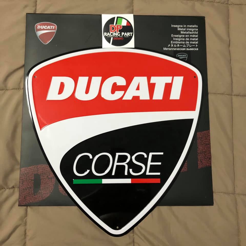 DP Racing Parts - Ducati Corse Metal Sign ของแท้ ของใหม่...