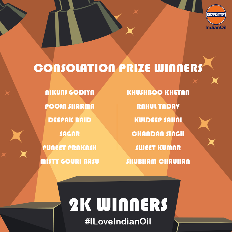 Congratulations winners of... - Indian Oil Corporation Ltd. | Facebook