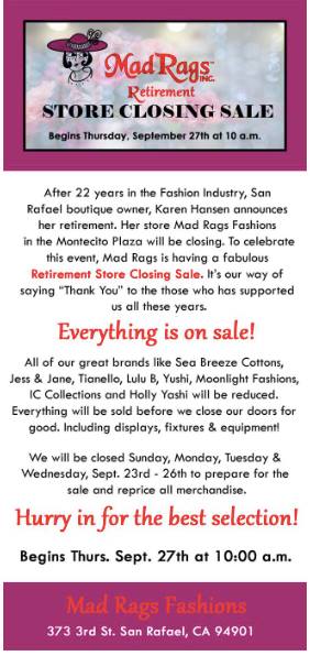 Mad Rags Fashions | San Rafael CA