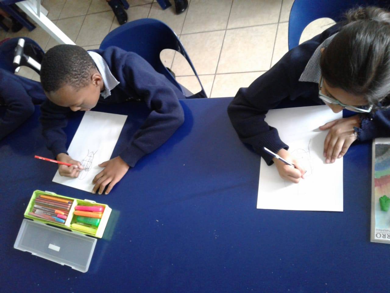 The Grade 4 learners doing self... - Curro Thatchfield