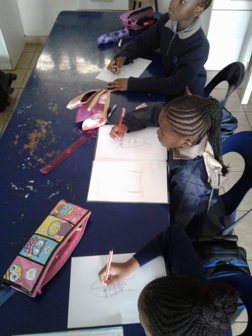 The Grade 4 learners doing self... - Curro Thatchfield