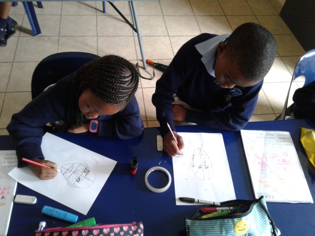 The Grade 4 learners doing self... - Curro Thatchfield