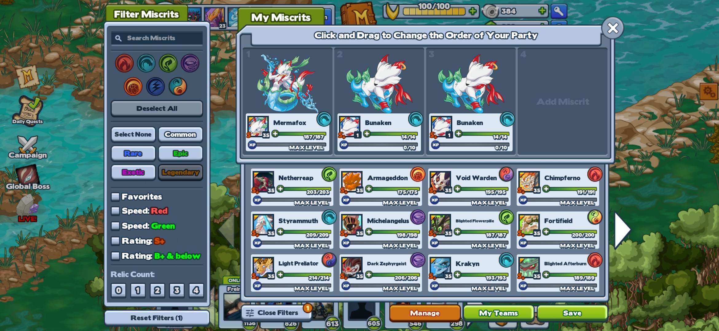 Miscrits: World of Creatures | Perfect stats for 26/27 new miscrits ...