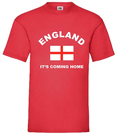Jingo - England red or white t shirts available in adults and children ...
