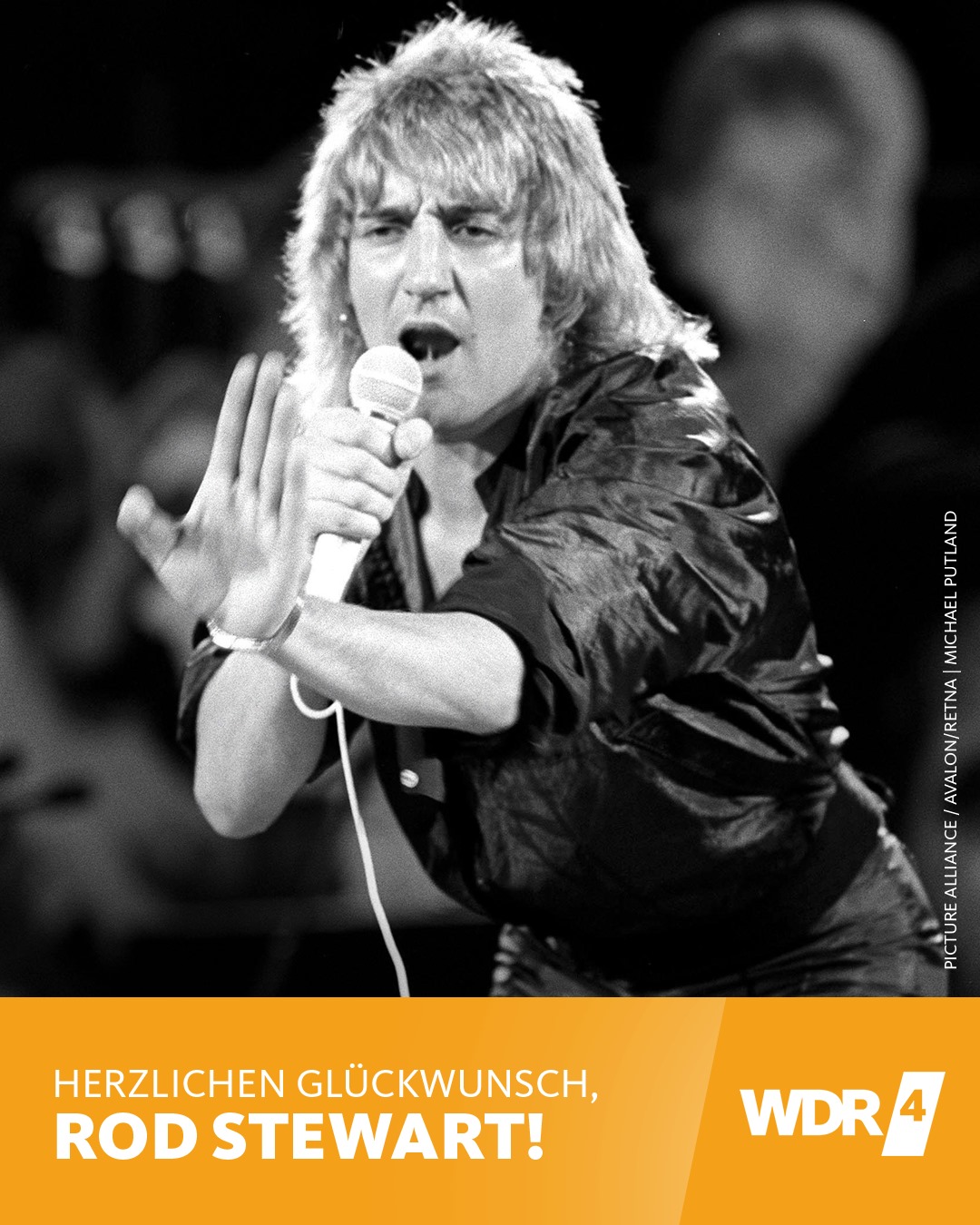 WDR 4 - Sir Roderick Stewart gratulieren wir zum 76.... | Facebook