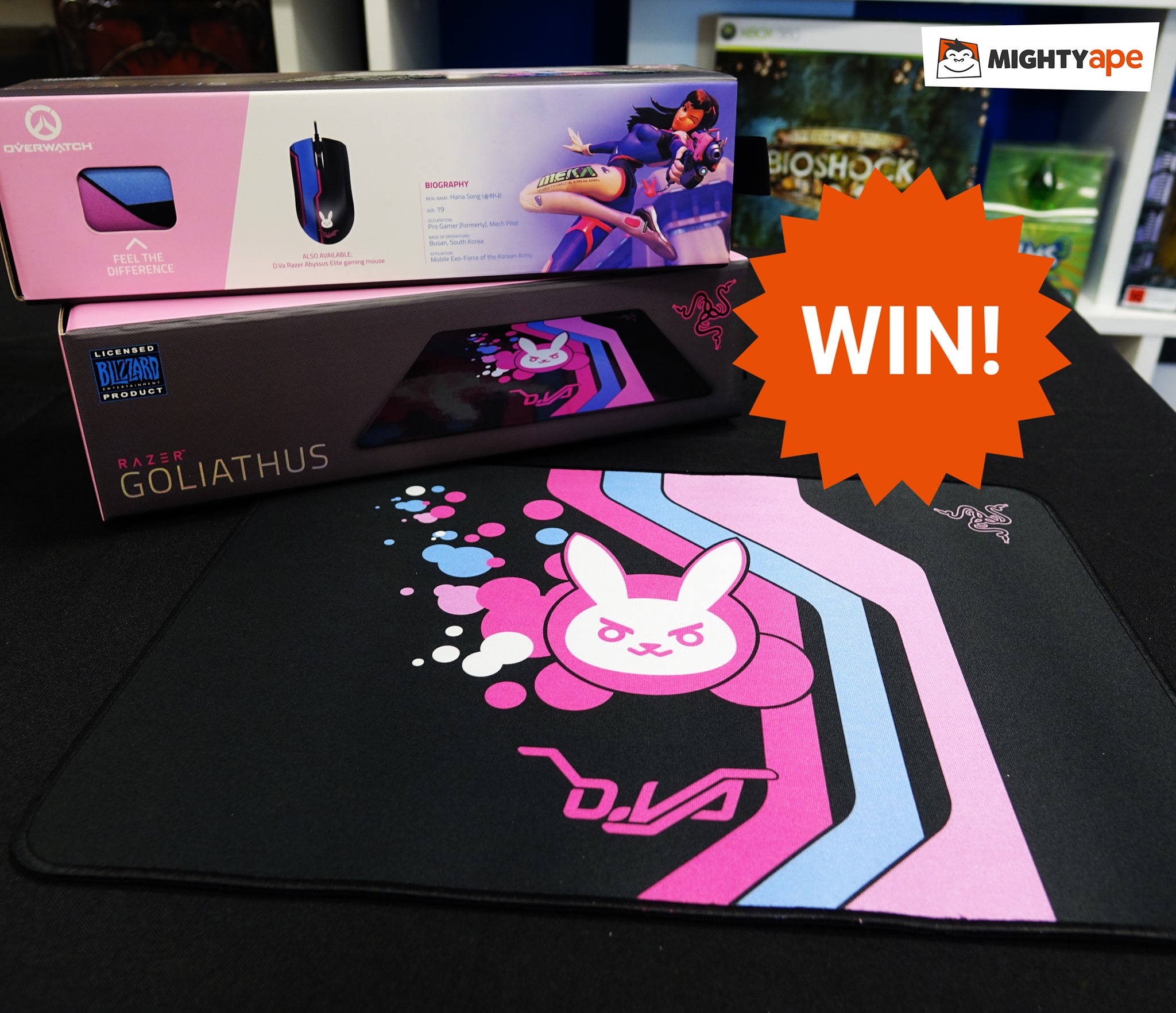 Today we have TWO of these wonderful Razer Goliathus Overwatch D