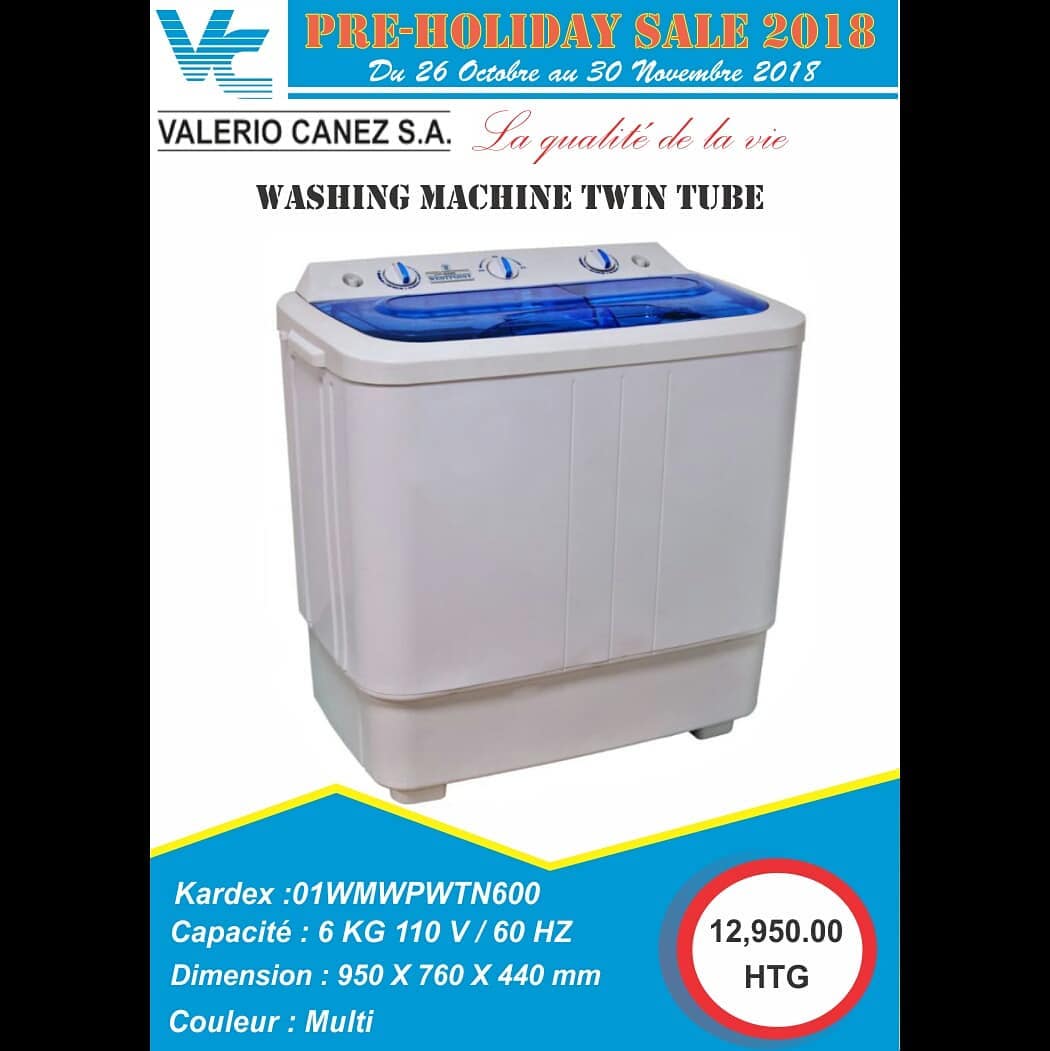 Valerio - Washing machine twin tube available at Canez | Facebook