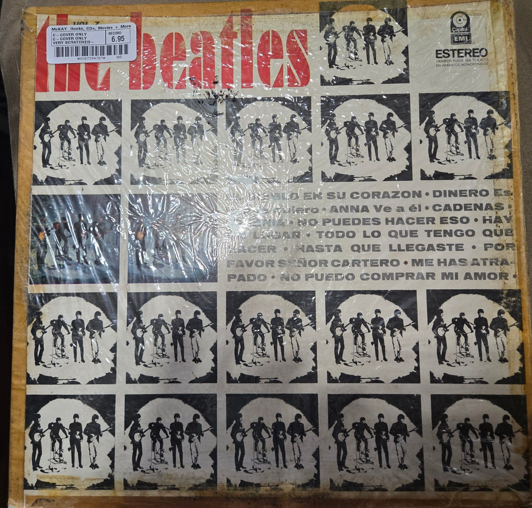 Beatles album with Spanish and English song titles