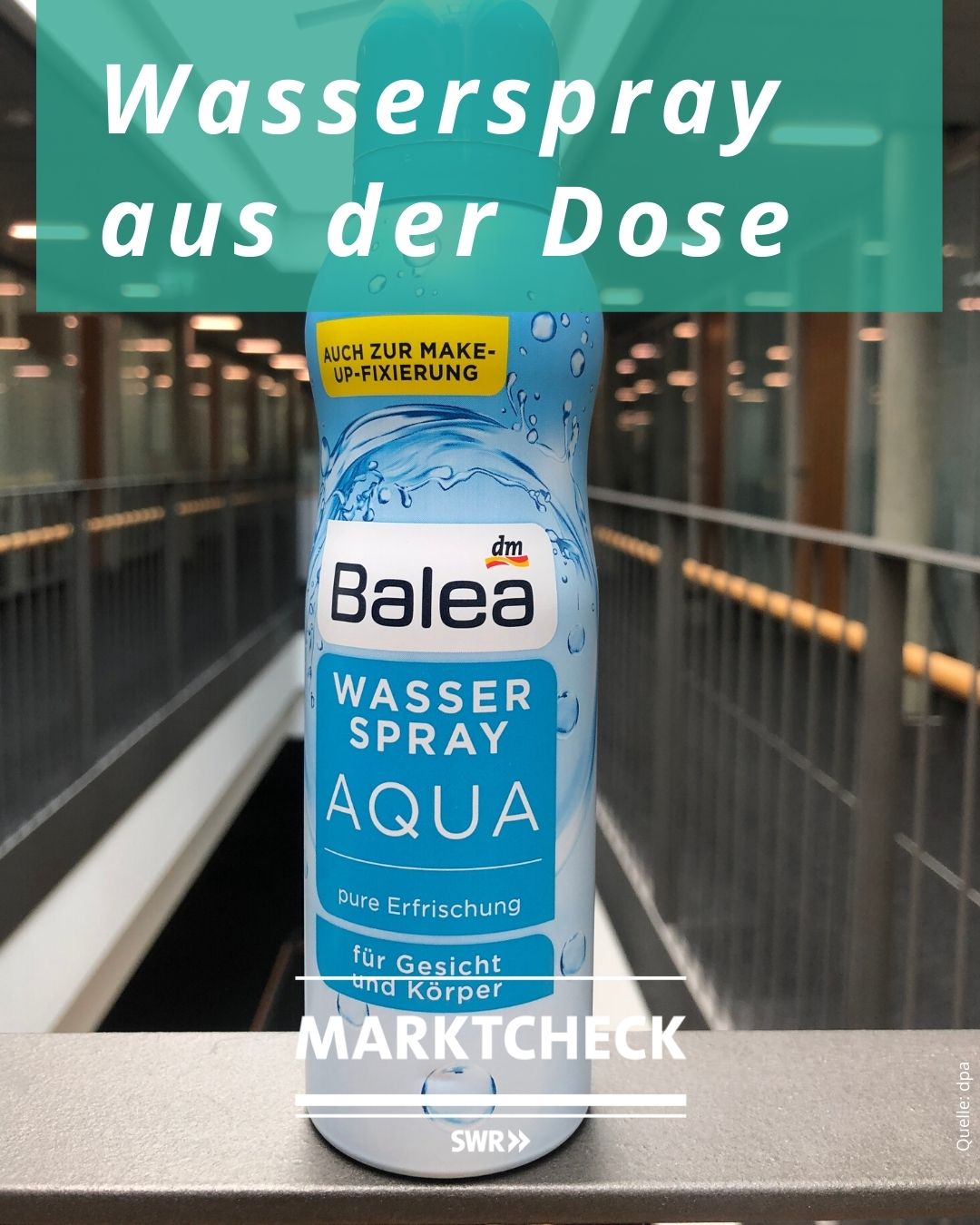Coole Erfindung oder Unsinn? dm bietet das „Kosmetikum“ mit ionisiertem Wasser zur ganzjährigen Erfrischung an