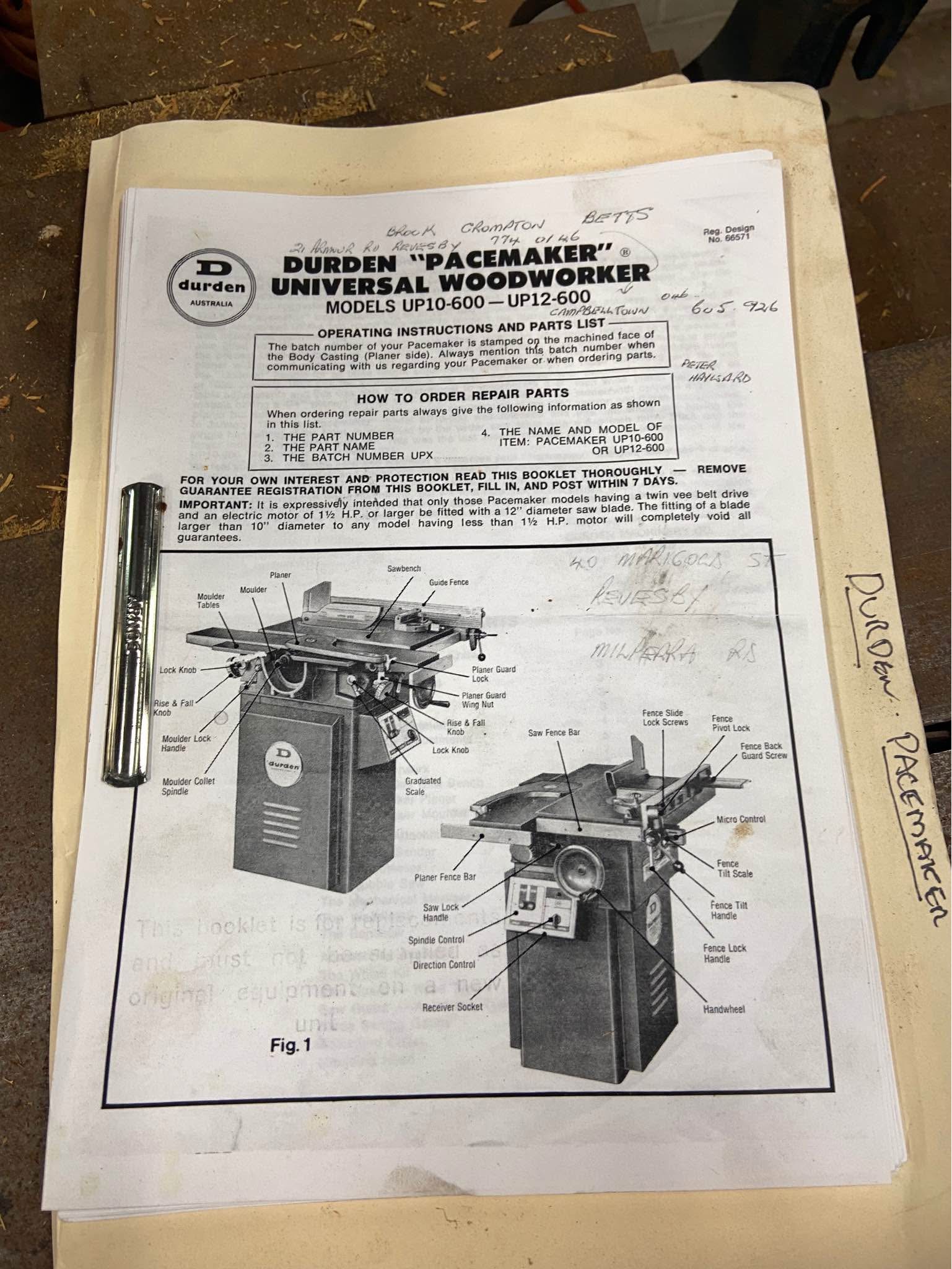 Durden Pacemaker - Saws & Blades - Sydney, Australia | Facebook Marketplace