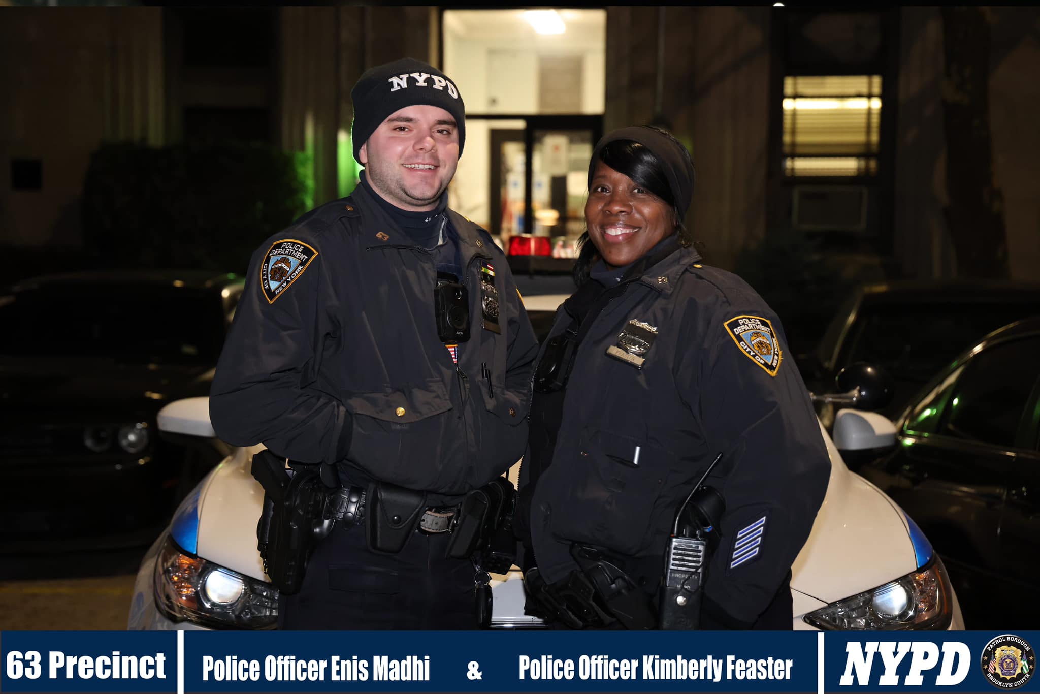 Meet PO Enis Madhi & PO Kimberly... - NYPD Brooklyn South | Facebook