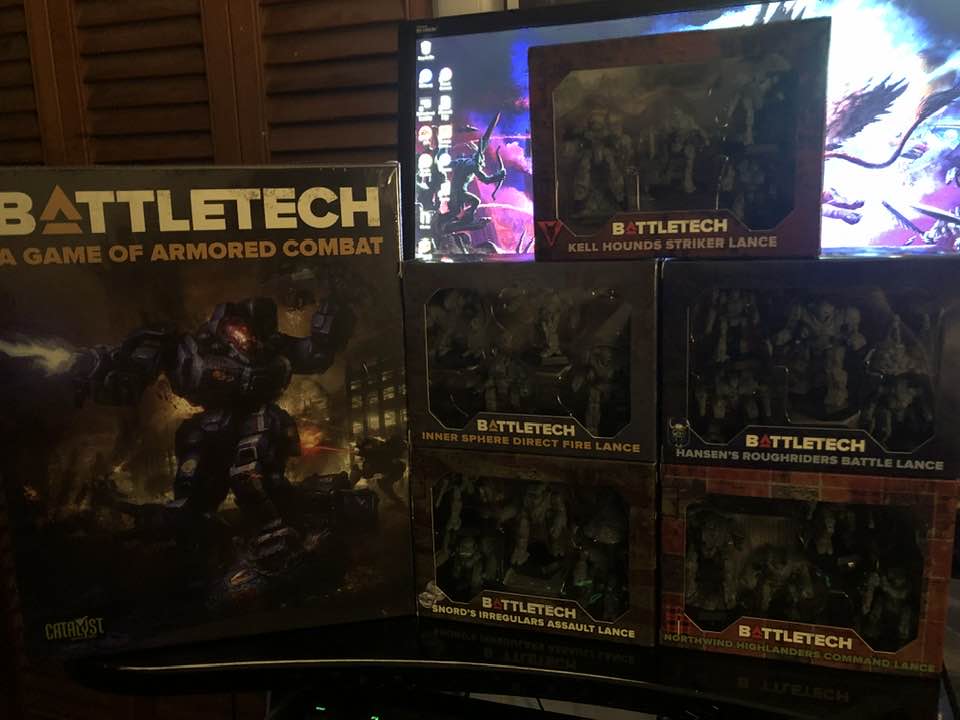 CAT35766 Catalyst Games BattleTech: Miniature Force Pack - Kell Hounds Striker Lance