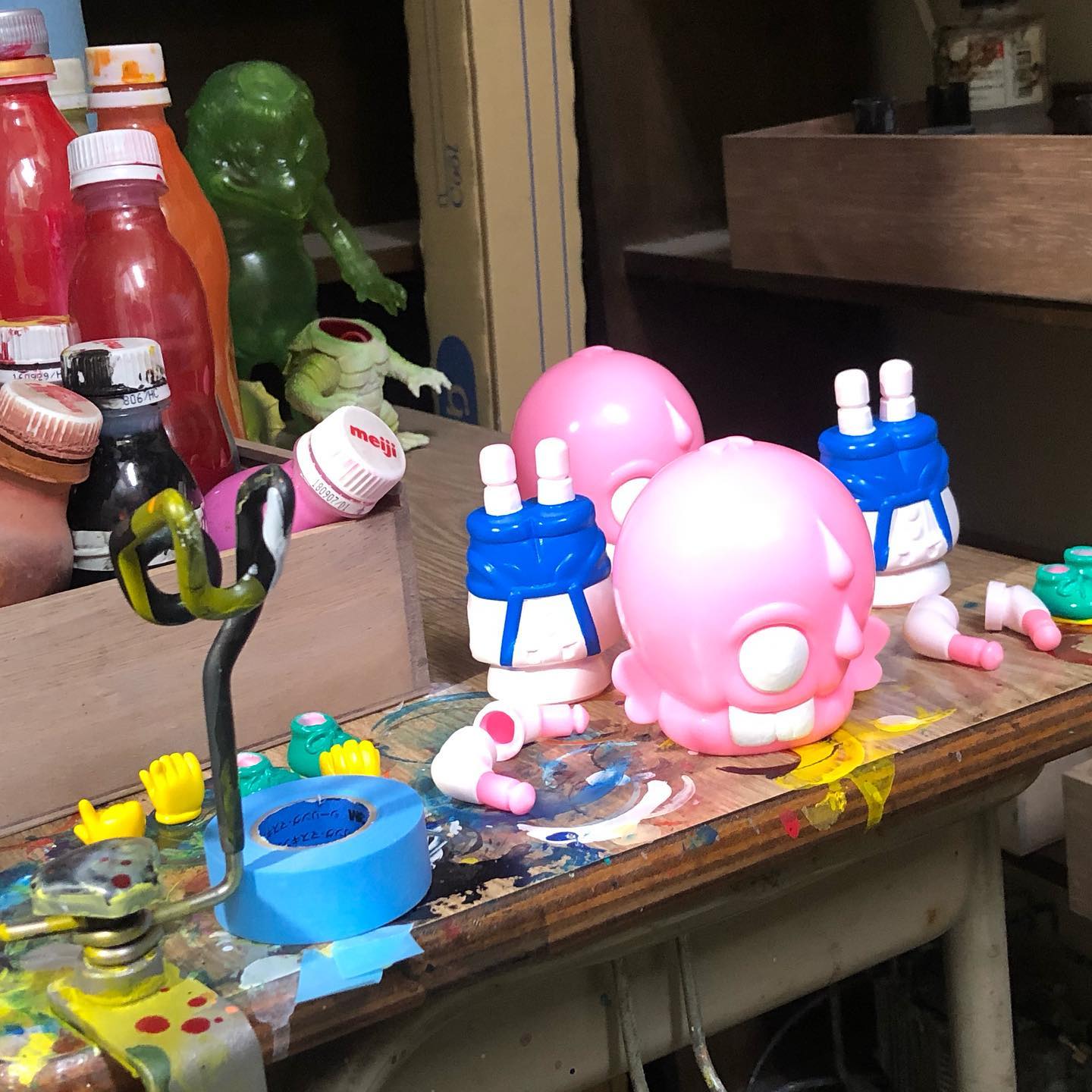 久しぶりのオリジナルカラー 『ロクロックン』 ソフビロックン作品