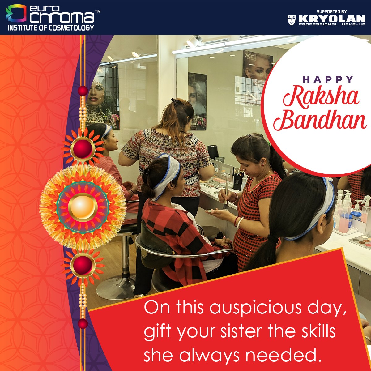 On this Raksha... - Euro Chroma Institute of Cosmetology
