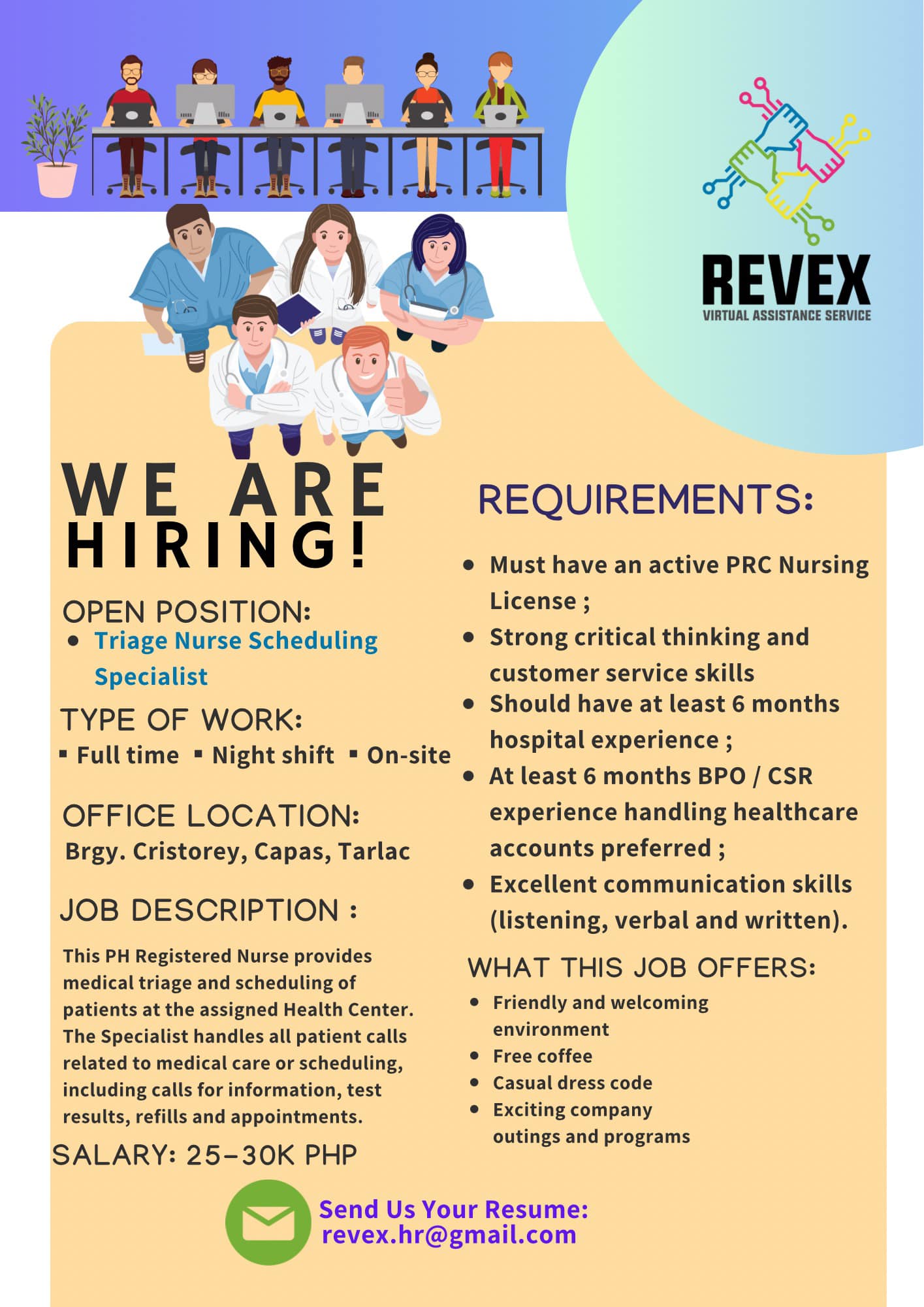 📢Calling all nurses... - RevEx Virtual Assistance Services