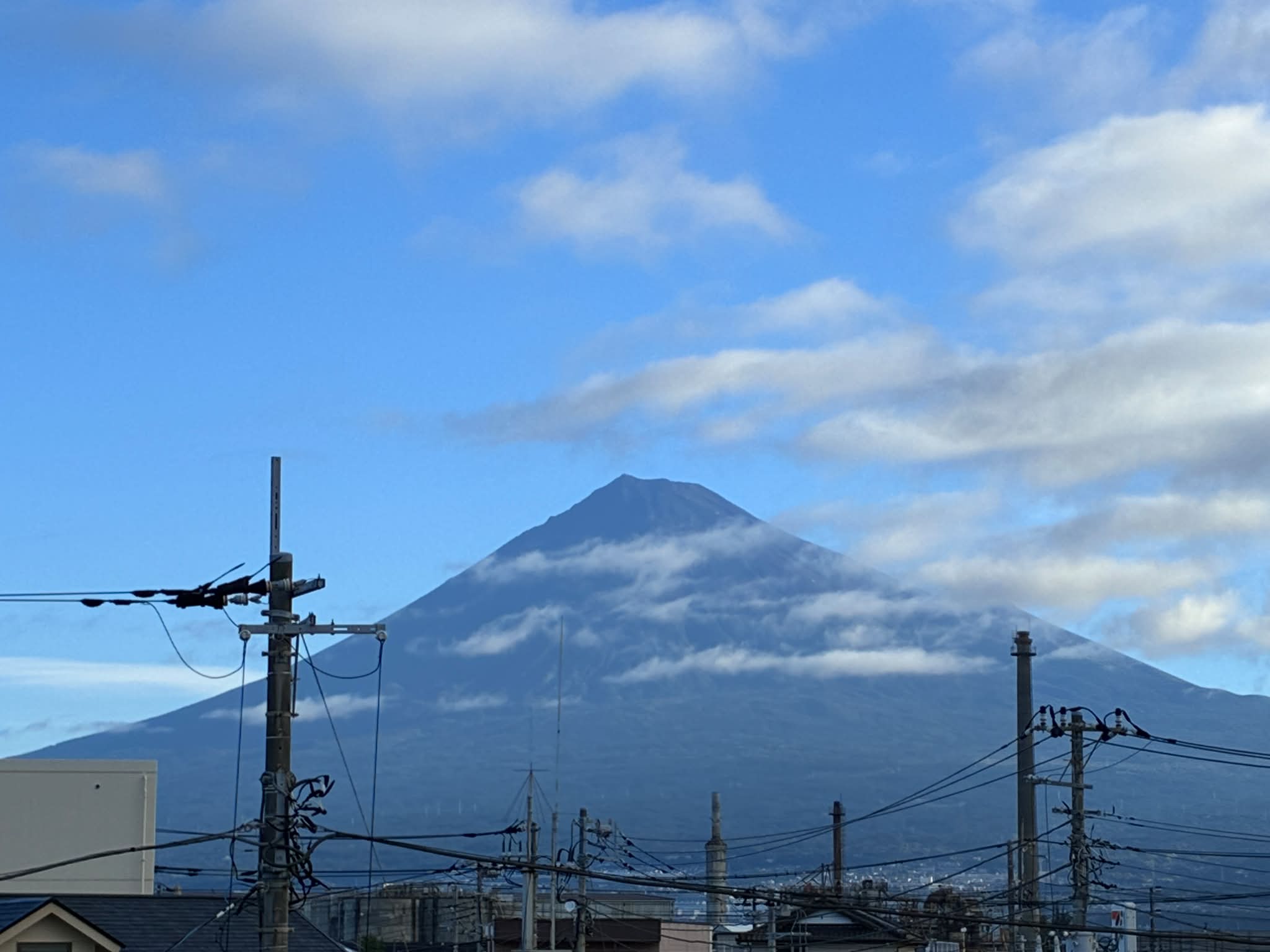 本日の富士山🗻