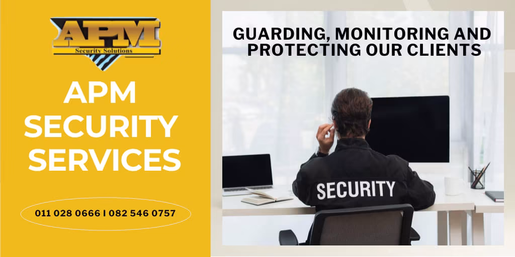 Let us watch over your business,... - APM Security Services