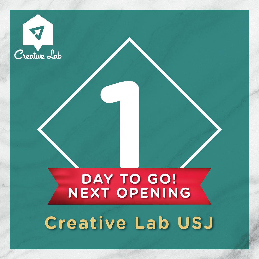 Creative - One more day to go to unveil the new Creative Lab USJ ...