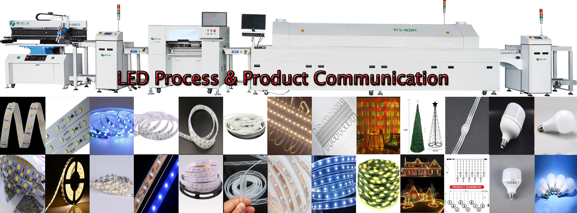 LED SMT Assembly Line(LED Strip light,COB Light,Backlight strip,Module etc)