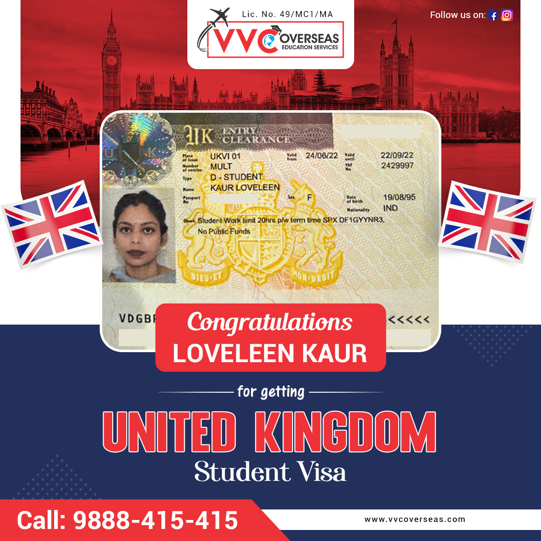 🥳🥳Congratulations🥳🥳... - VVC OVERSEAS EDUCATIONAL SERVICES | Facebook