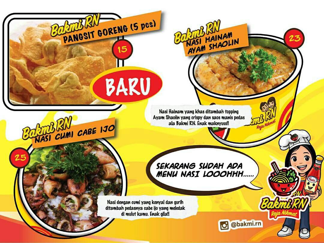 Menu Bakmi RN makin bervariasi ada... - Bakmi RN Cirebon | Facebook