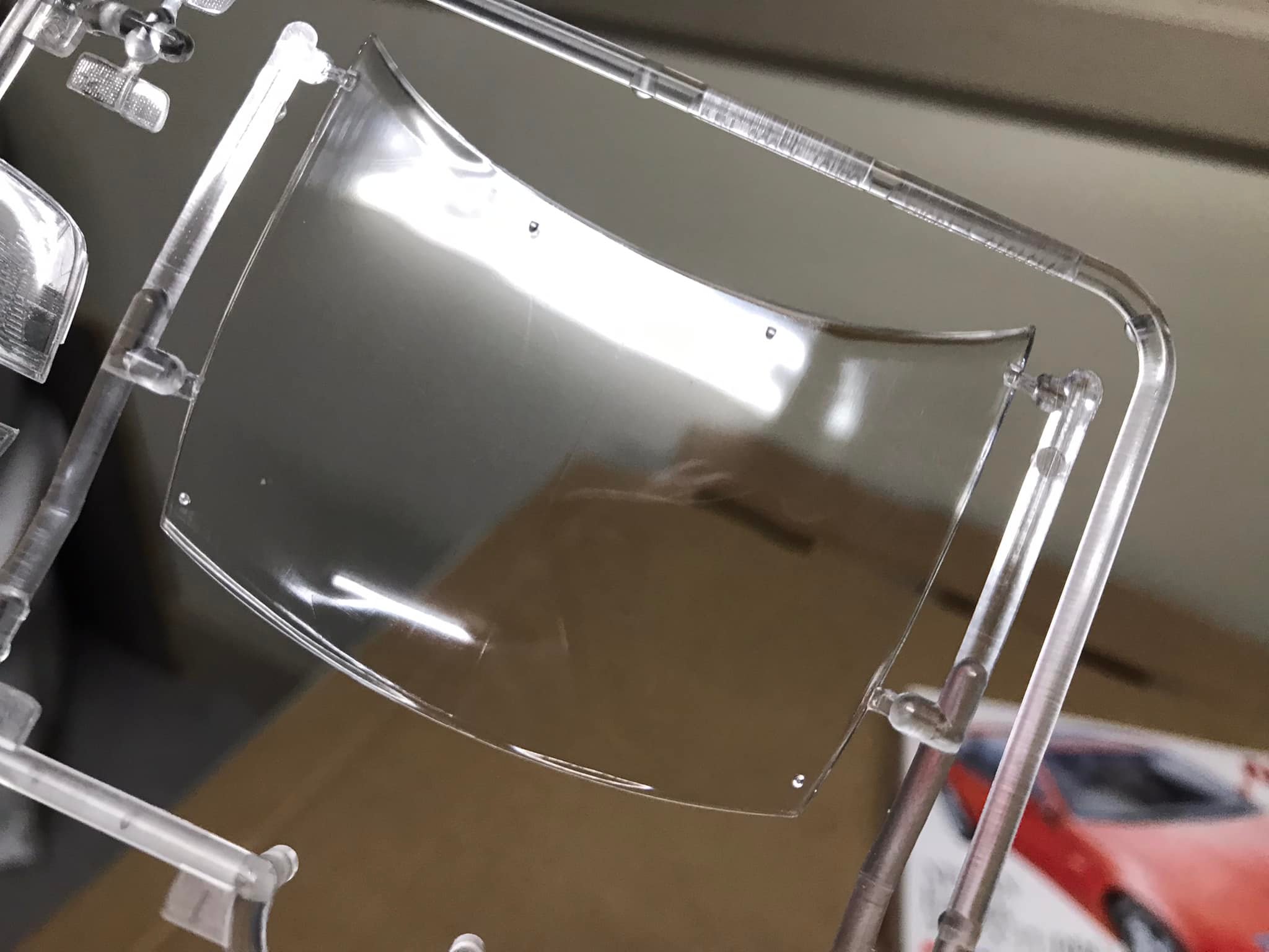 How to paint a clear hood on a Z32 300ZX model car