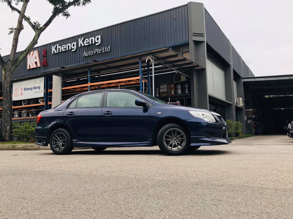Toyota Axio installed 15” SSW... - Exotic Wheels Singapore