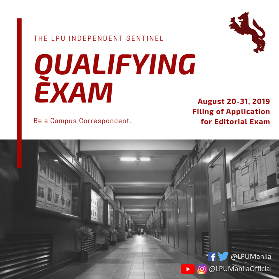 Lyceum of the Philippines University Manila - #LPUSentinel - Student ...