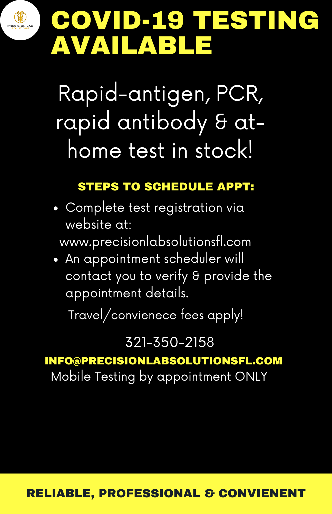 Precision Lab Solutions | Orlando FL