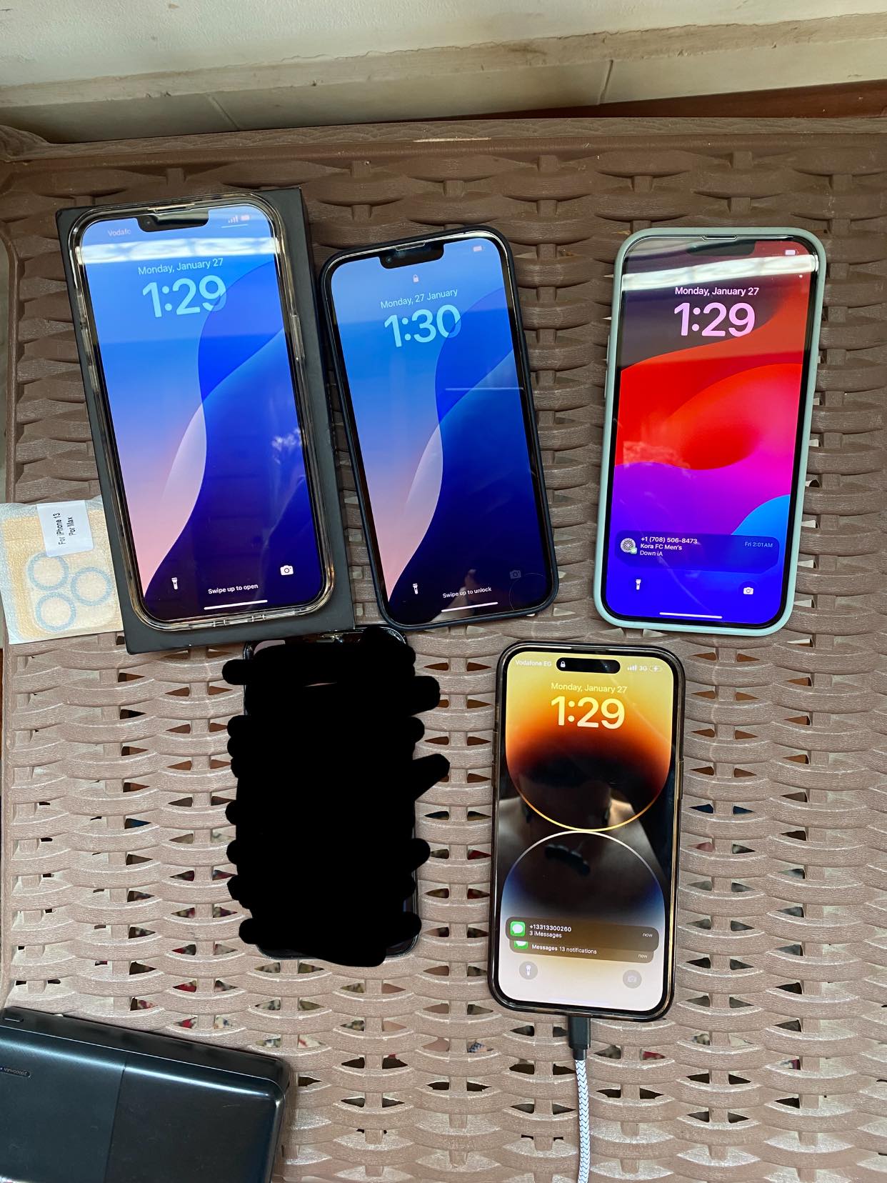 I have 4 phones left SOLD? iPhone 13 Pro Max Gold 78% battery 