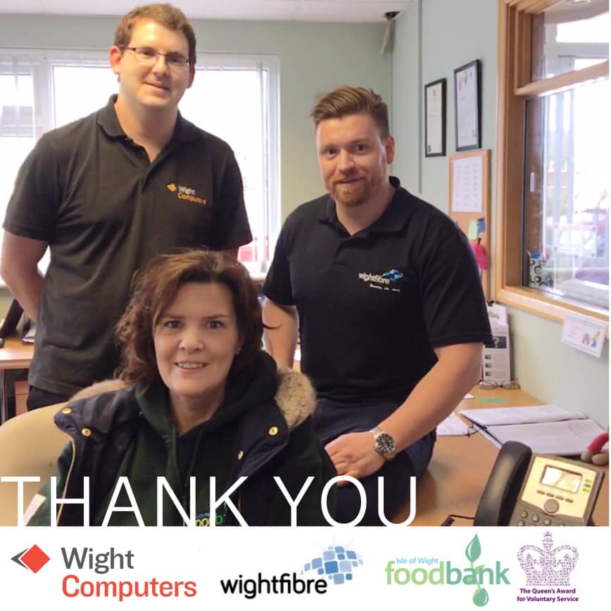 Isle of Wight foodbank - 🙏🏼 A huge THANK YOU to WIGHT COMPUTERS and ...
