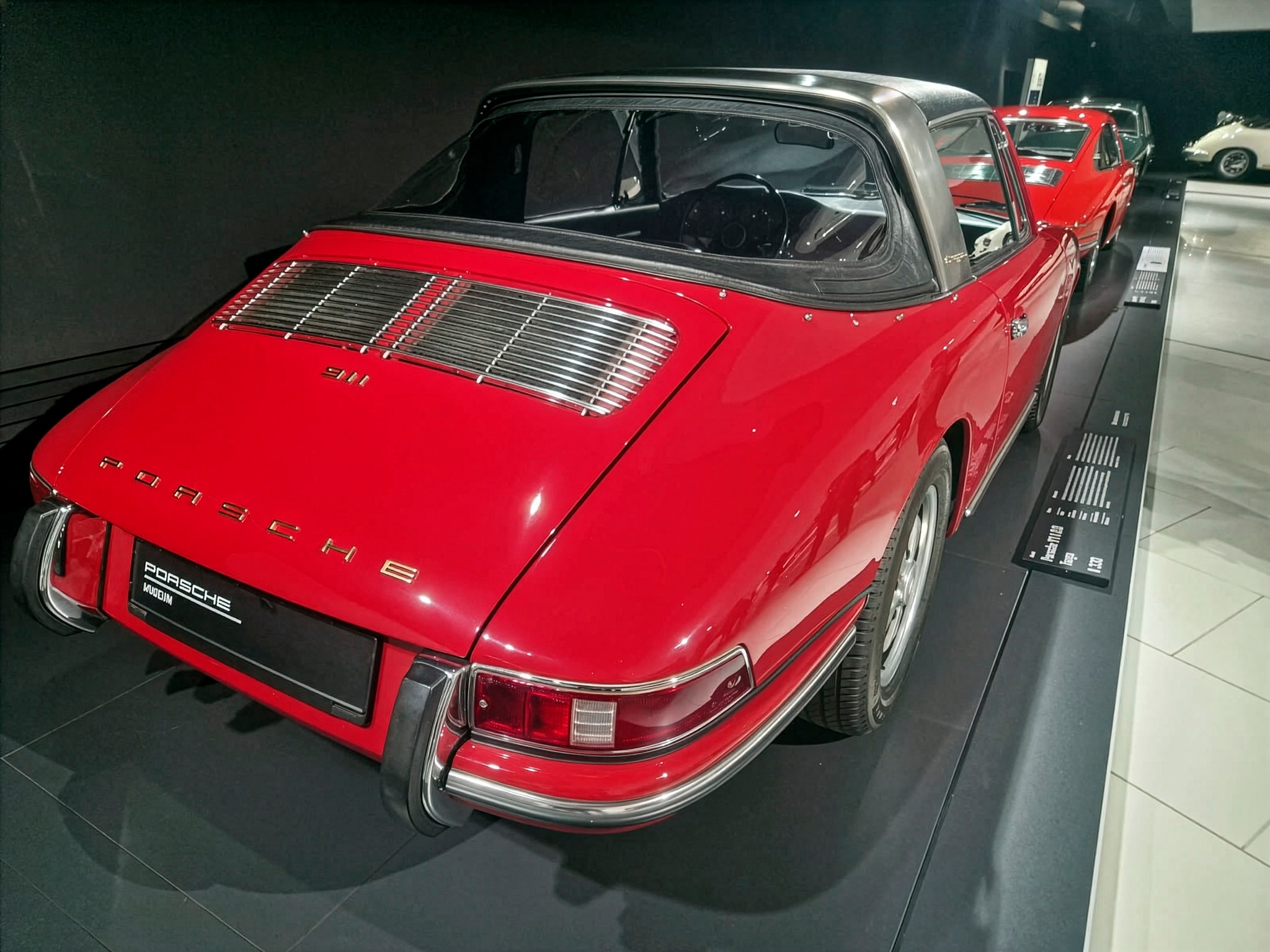 Porsche 911 Targa model, 1960s. The Targa body style was first 