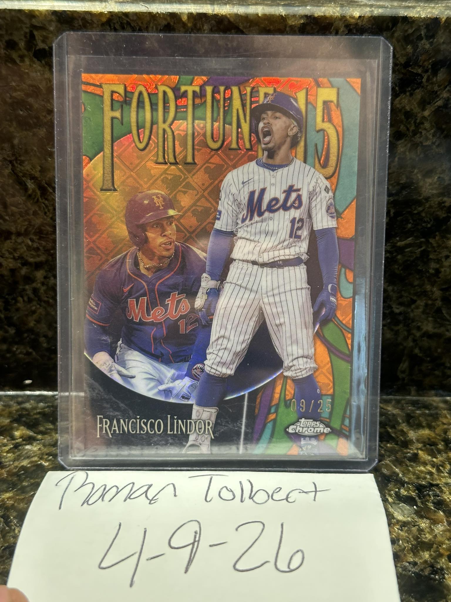 We love seeing Lindor autos back in packs... Chase this card in 