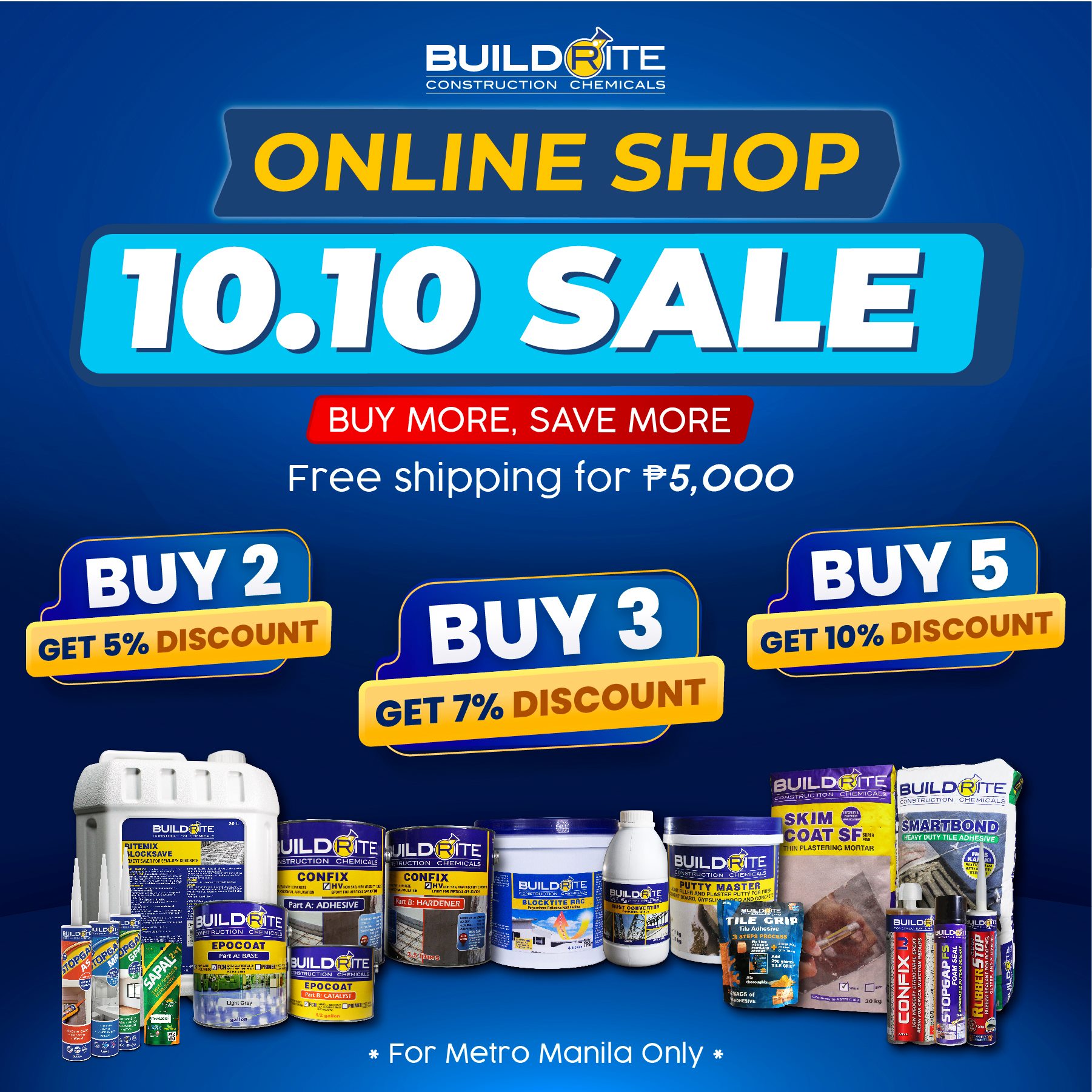 Buildrite Construction Chemicals - Buildrite Online Shop 10.10 SALE is ...