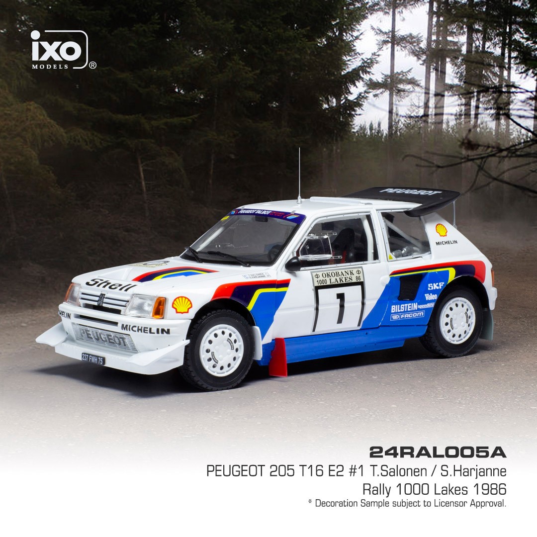 24RAL005A PEUGEOT 205 T16 E2 #1 T.Salonen / S.Harjanne Rally 1000