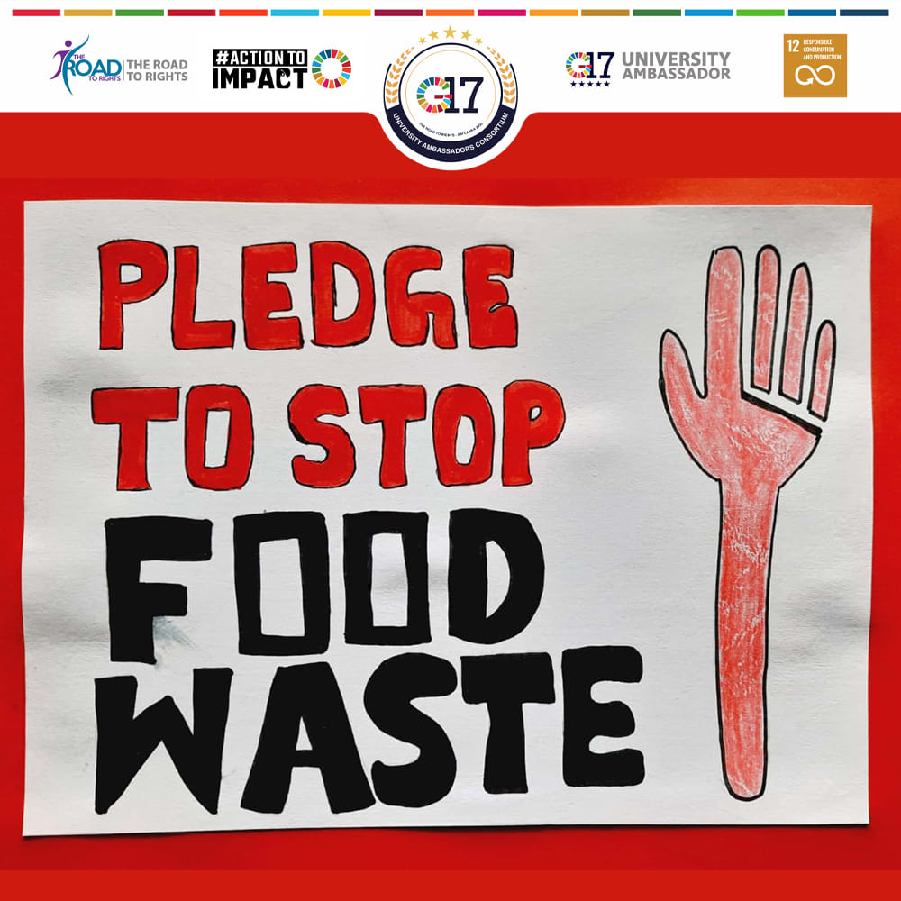 Responsible - Let's Together Pledge To Stop FOOD WASTE🤚🏻🍎🍞🥙🍚🥮 21,000 ...