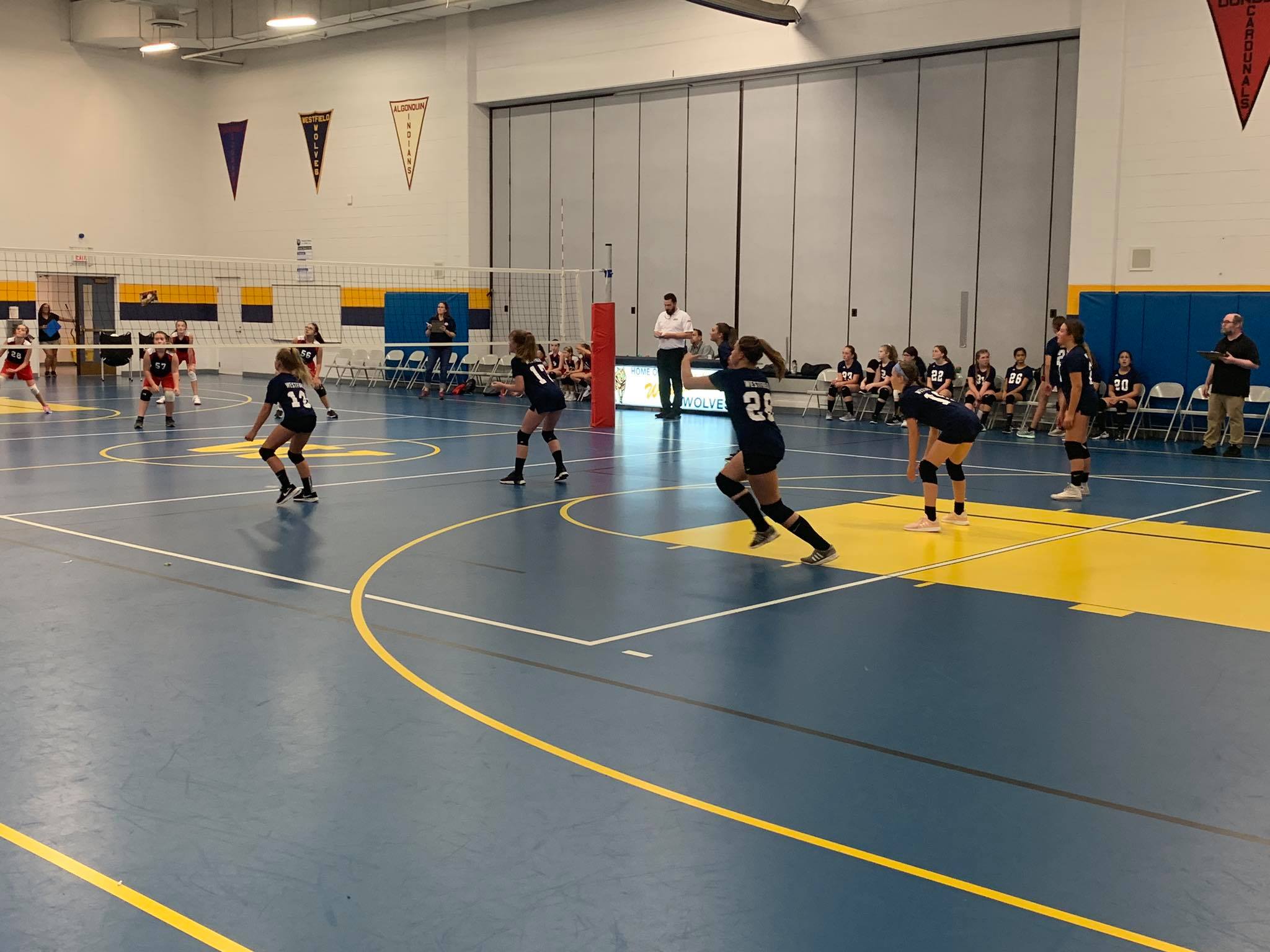 Volleyball is underway at... - Westfield Community School