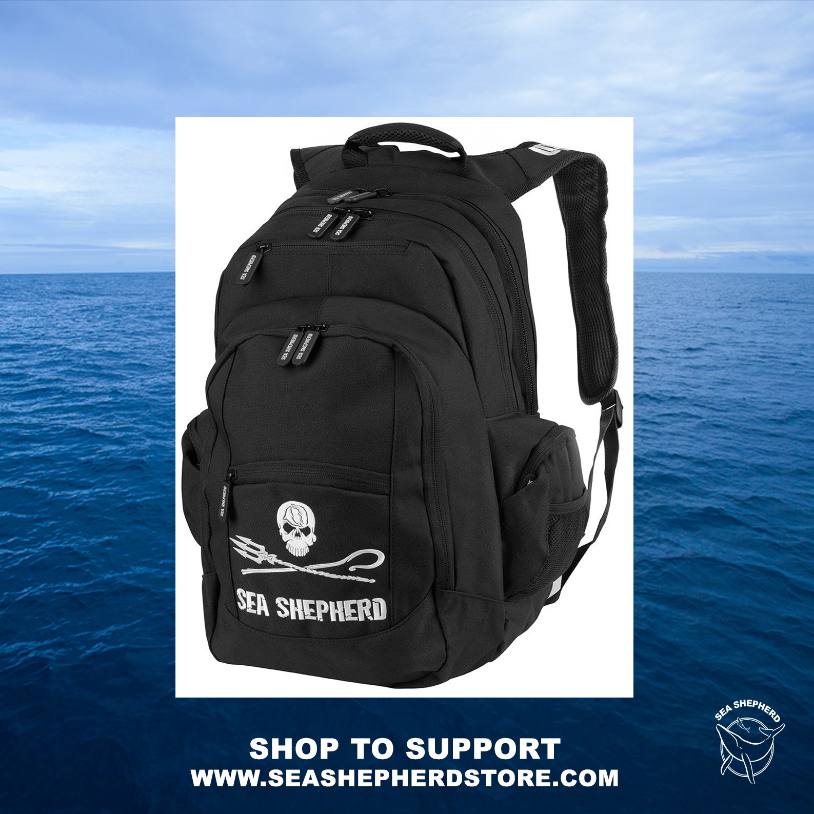 SEA SHEPHERD BACK PACK Available from our German, French and US 