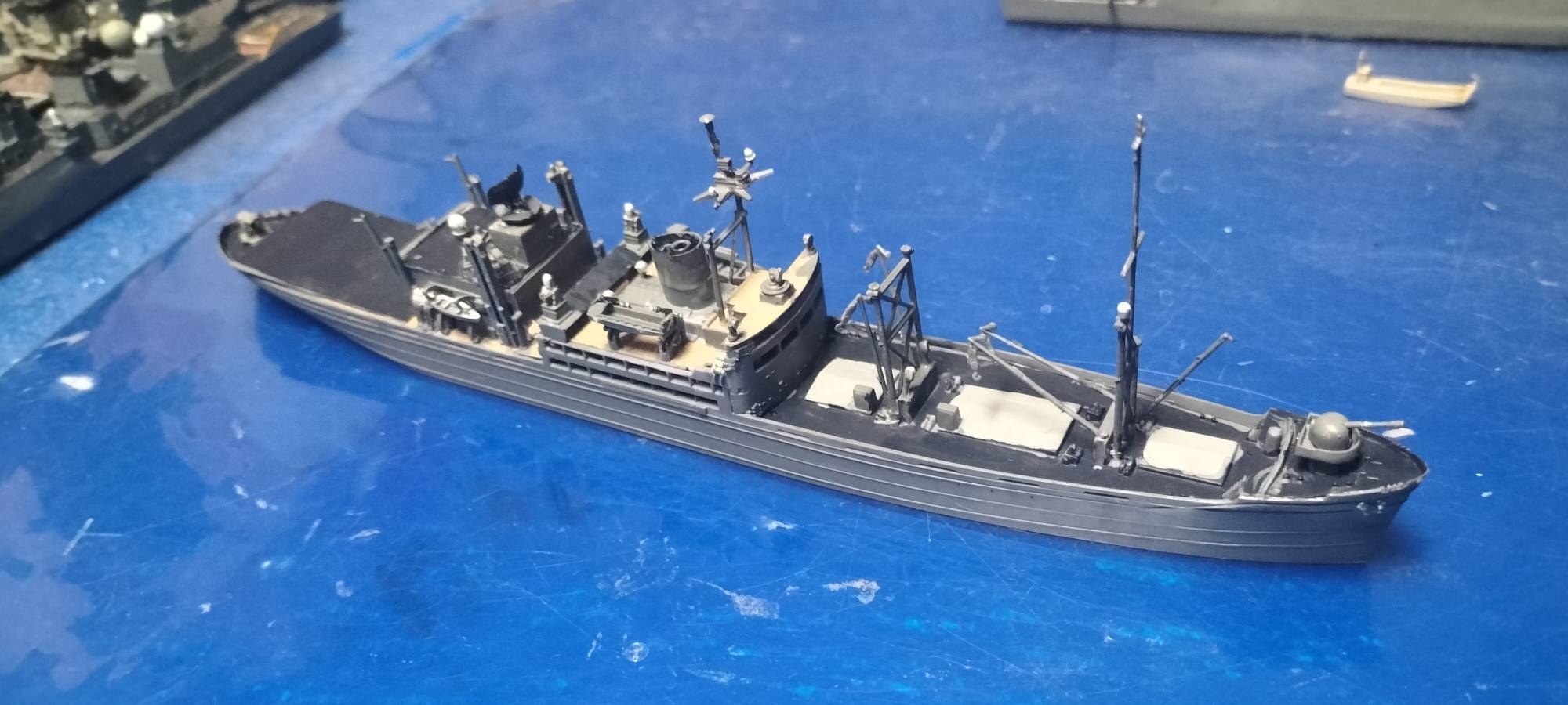きよまるページ 君川丸改装架空給糧艦作業進捗報告