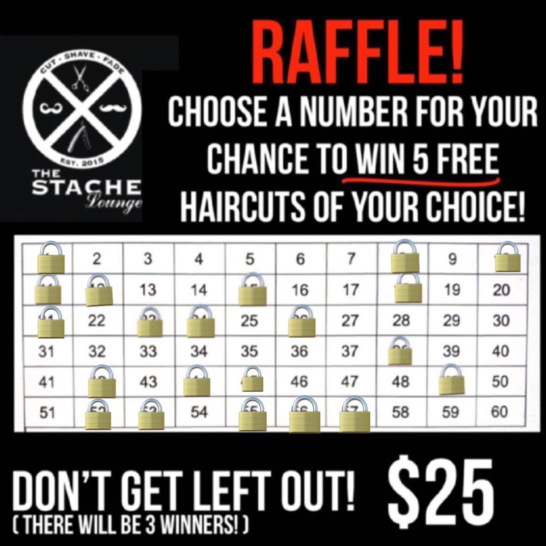 The Stache - ️RAFFLE ️ 💈Don’t miss out on your chance to win FREE ...