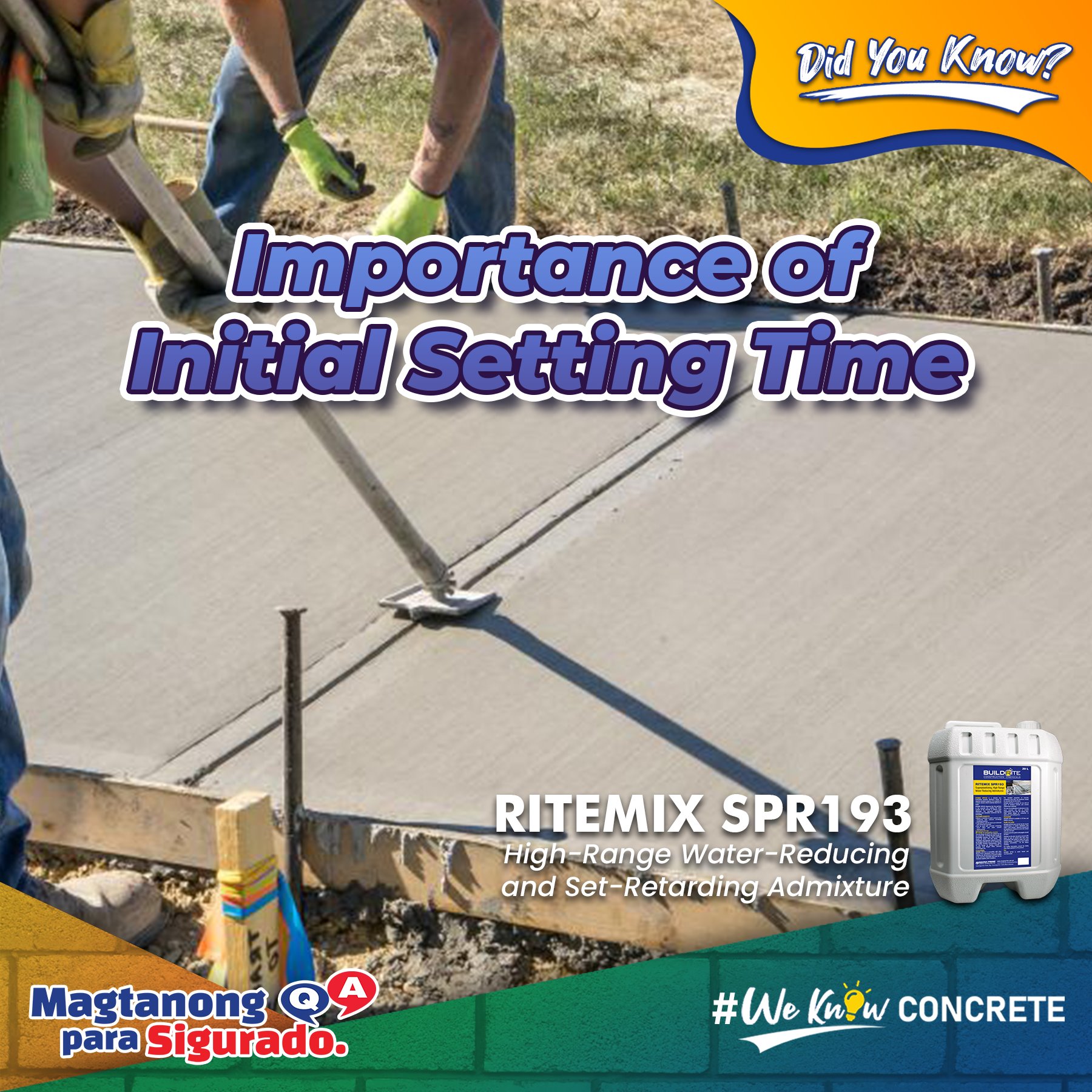 Buildrite Construction Chemicals - Setting time is the time required ...