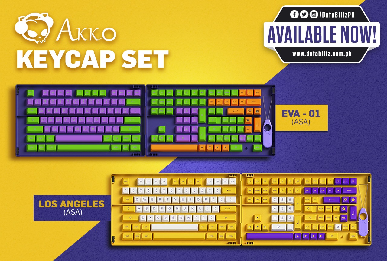 ROBOTS ? BALL. Akko EVA-01 Theme Keycap Set (ASA) + Akko Los 