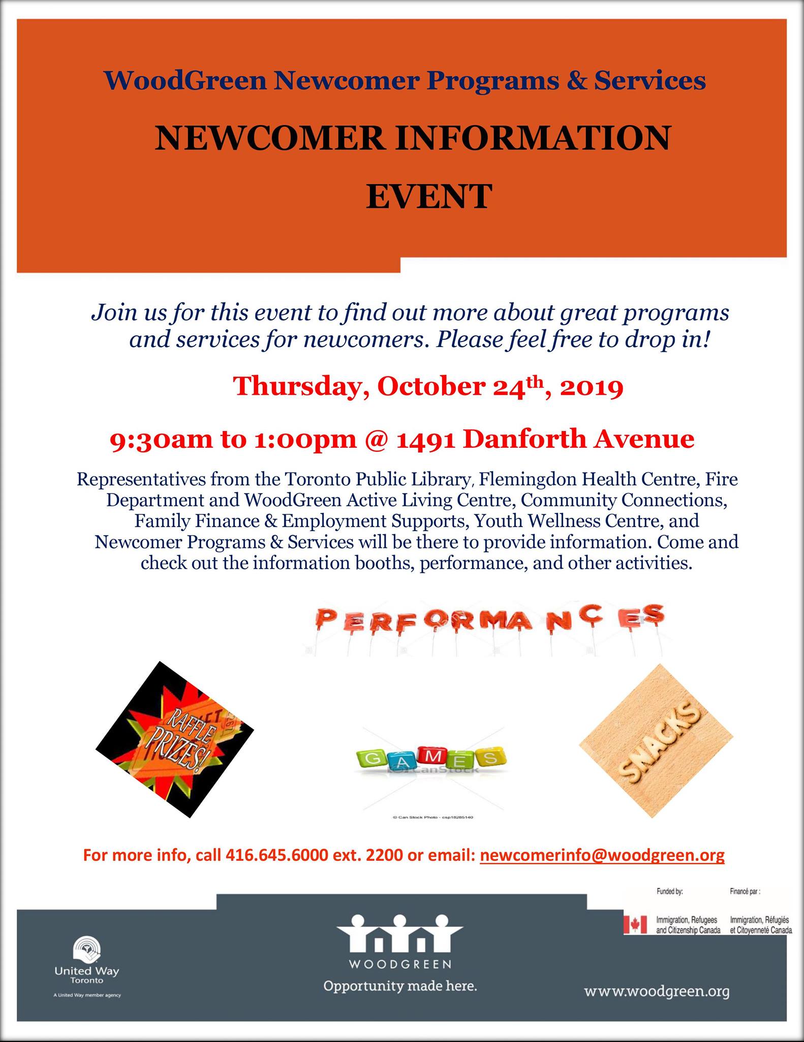 WoodGreen - Join WoodGreen Newcomer Programs & Services for the ...