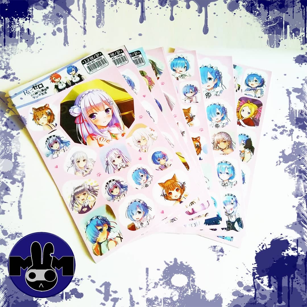 Set de Stickers Re:Zero kara Hajimeru... - Larg & Soel Store