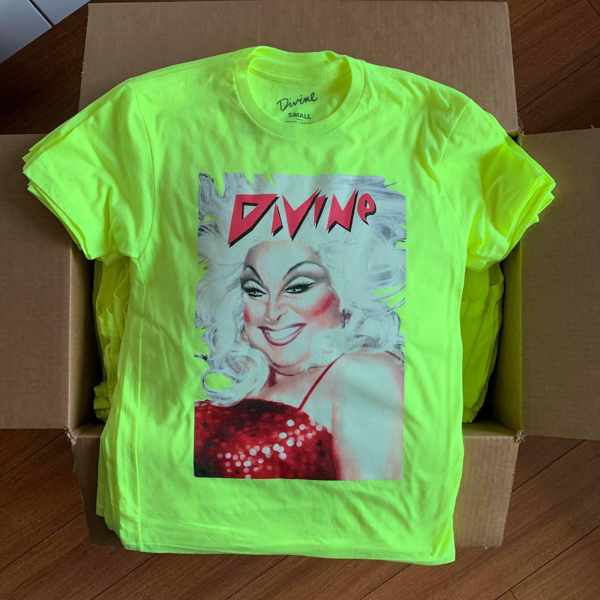 Divine - The new neon Divine MEGA STAR t-shirt featuring...