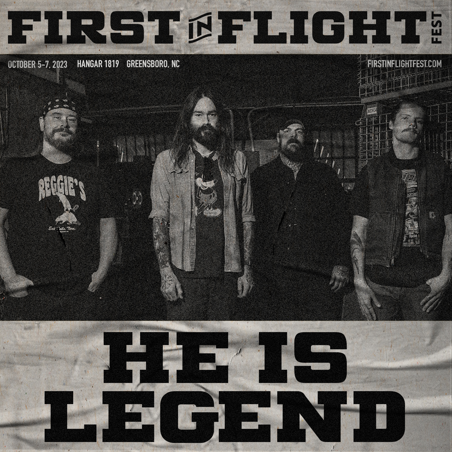 First In Flight Fest - HE IS LEGEND will be returning to First In ...