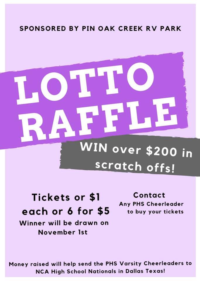 📣💜🤍📣 Cheer Raffle! 📣💜🤍📣... - Pacific High School Cheerleading