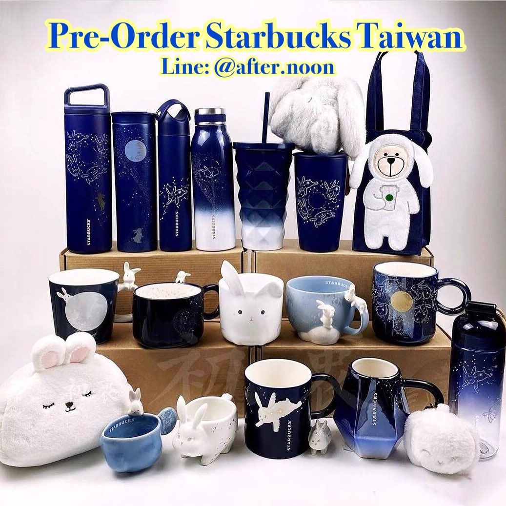 Afternoon Japan - 🐰Starbucks Taiwan💙 Rabbit Collection...