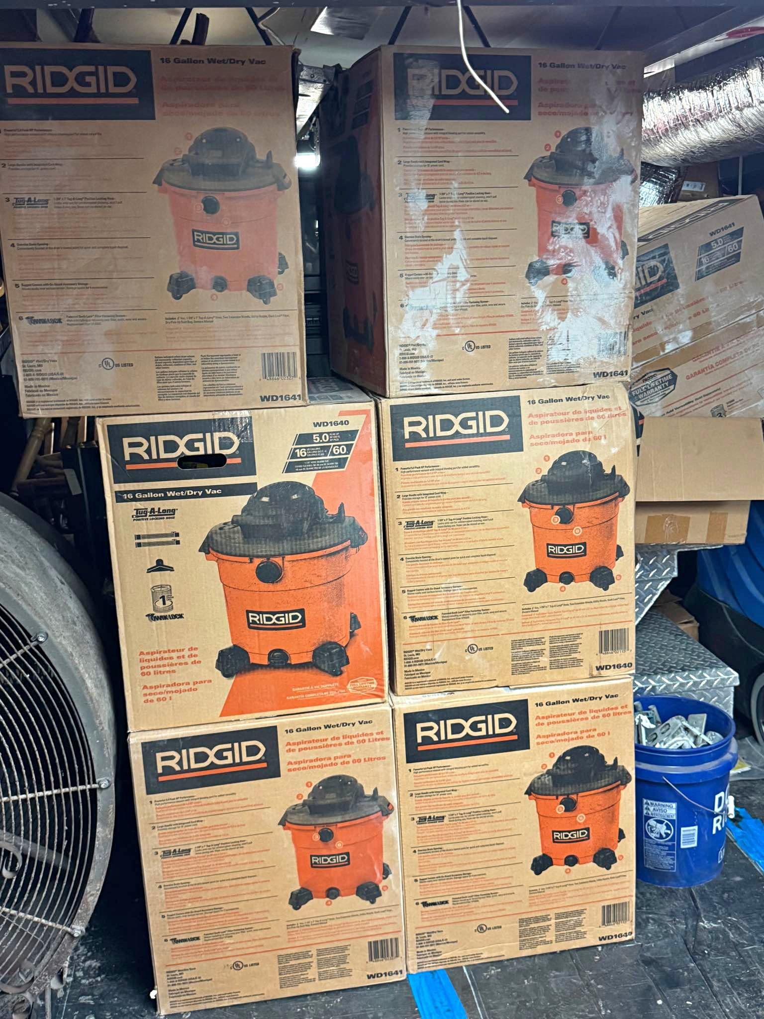 RIDGID wet/dry shop vac NEW in box!! - Wet/Dry & Shop Vacuums - Orlando ...