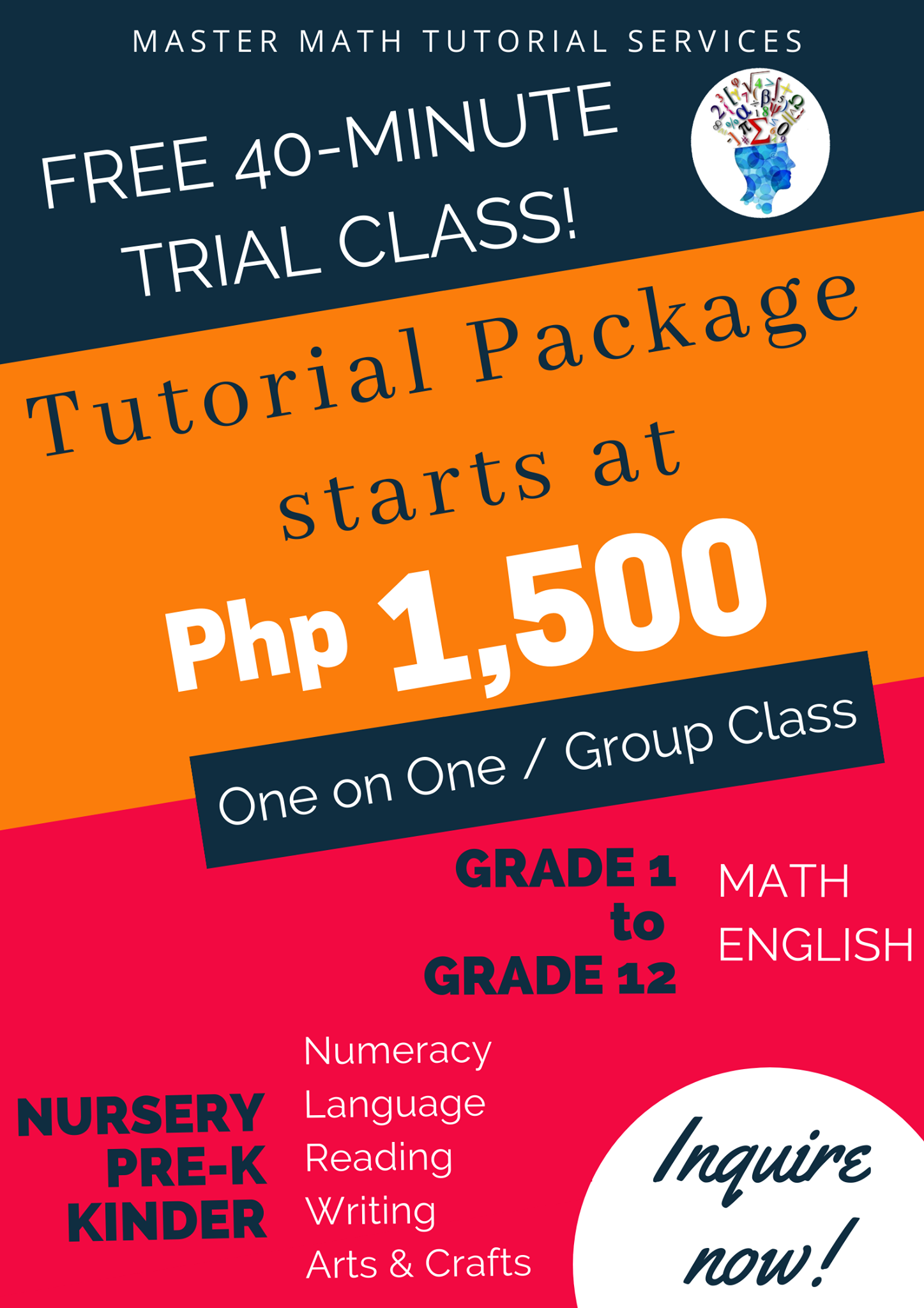 Master Math Tutorial Services | Pasig